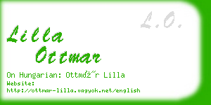 lilla ottmar business card